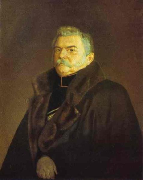 Sergey Zaryanko Portrait Of Adjutant-General K. A. Shilder France oil painting art